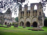 South west part of the nave, showing the lowered arcade to accommodate the upper chamber