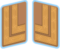 1934-38年までの細胞指導者襟章