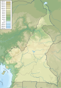 카메룬에서의 차드호의 위치