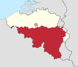 Разположение в Белгия