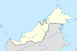 Sandakan ubicada en Malasia Oriental