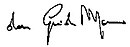 Guido Marini's signature