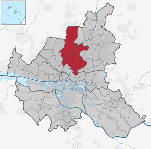 situo de la urbodistrikto en Hamburgo