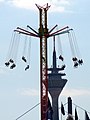 Star Flyer von Goetzke (52,5 Meter hoch, 24 Sitzplätze) auf der Rheinkirmes in Düsseldorf