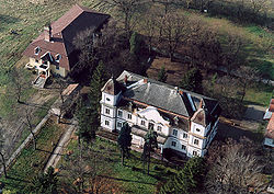 Aerial photography of the Odescalch Castle
