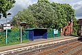 The Wrexham-bound platform.