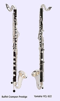 2 Бас-кларнета: Buffet Crampon Prestige + Yamaha YCL-622 II