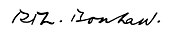 signature de Rodolphe-Théophile Bosshard