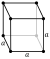 Cubic জন্য কেলাসের গঠন{{{name}}}