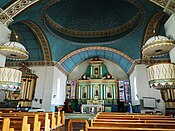 Star dome and altarpiece