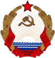 Latvian SNT:n vaakuna