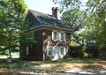 Letitia Street House (1715, relocated 1883), Letitia Walk & Girard Avenue, West Fairmount Park.