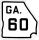 State Route 60 marker