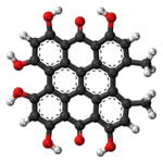 Struttura 3D dell'ipericina