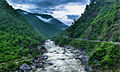 Kosi-Schlucht nahe Almora in Uttarakhand