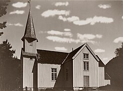 Laudal Church, wood (1826), photo by Thomhav (1900)/Riksantikvaren