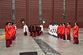 Processions of women wearing qujupao and xiao quju (小曲裾), 2011