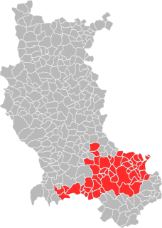 Location in the Loire department.