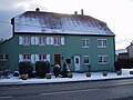 Exemple de maison à Schopp rénovée avec appartement dans l'ancienne travée grange-étable, à Danne-et-Quatre-Vents, Lorraine.