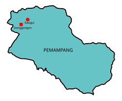 Peta daerah Penampang