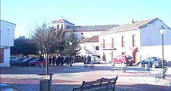 Plaza de la Constitución en Langa