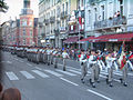 Soldats du 152e RI lors du défilé de la Fête nationale en 2010.