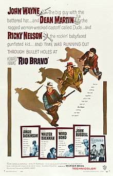 Description de l'image Rio Bravo (1959 poster).jpg.