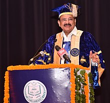 Vice President of India Venkaiah Naidu addressing the audience at Convocation ceremony of Jamia Hamdard