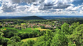 A general view of Vorges-les-Pins