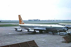 Un Boeing 707 de South African Airways, similaire à celui impliqué dans l'accident.