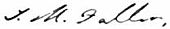 signature de Margaret Fuller