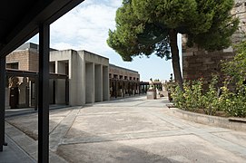 Entrée du Musée archéologique de Thèbes.