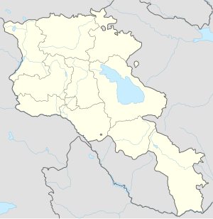 Агарцин. Карта розташування: Вірменія
