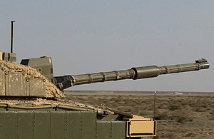 Гармата танка Challenger 2 Королівських шотландських гвардійських драгунів, Басра, Ірак, листопад 2008