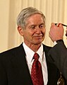 Image 45Charles Keeling, receiving the National Medal of Science from George W. Bush, in 2001 (from History of climate change science)