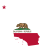 Флаг-карта Каліфорнії