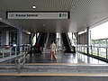 Entrance A of the station