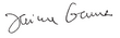 Signature de Jaime Gama