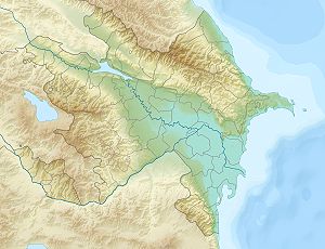 Самур-Яламінський національний парк. Карта розташування: Азербайджан