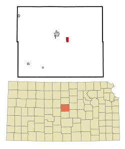 Location within County and Kansas