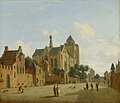 Jan van der Heyden (1652) La chiesa di Veere