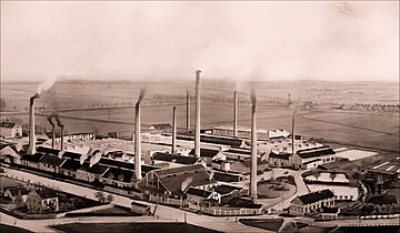 Usine de fil de fer de la Westfälische Union (de) AG avant 1900.