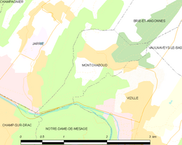 Montchaboud - Localizazion