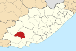 Location in the Eastern Cape