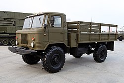 Restaurierter GAZ-66 in einer russischen Ausstellung (2015)