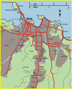 Mapa of Apia