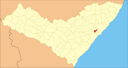 Localização de Satuba em Alagoas
