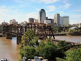 Skyline of Shreveport, Louisiana's third largest municipality