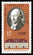 Wielandhaus auf DDR-Briefmarke von 1973