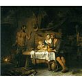 Gerbrand van den Eeckhout, The Satyr and the Peasant